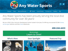 Tablet Screenshot of anywater.com